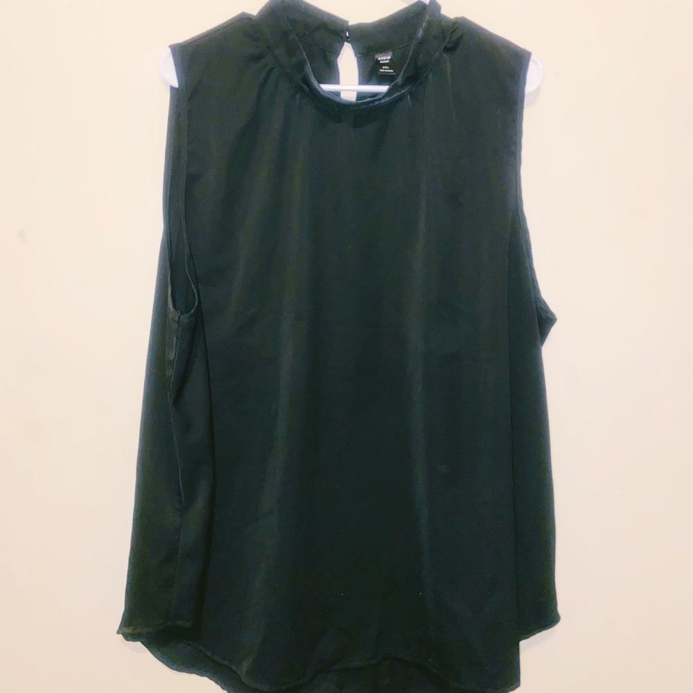 4X shein high neck tank blouse
